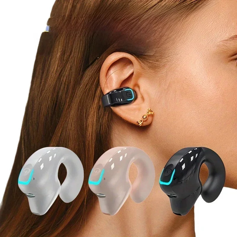Wireless Bone Conduction Bluetooth Headset – Open-Ear Sport Headphones with Mic