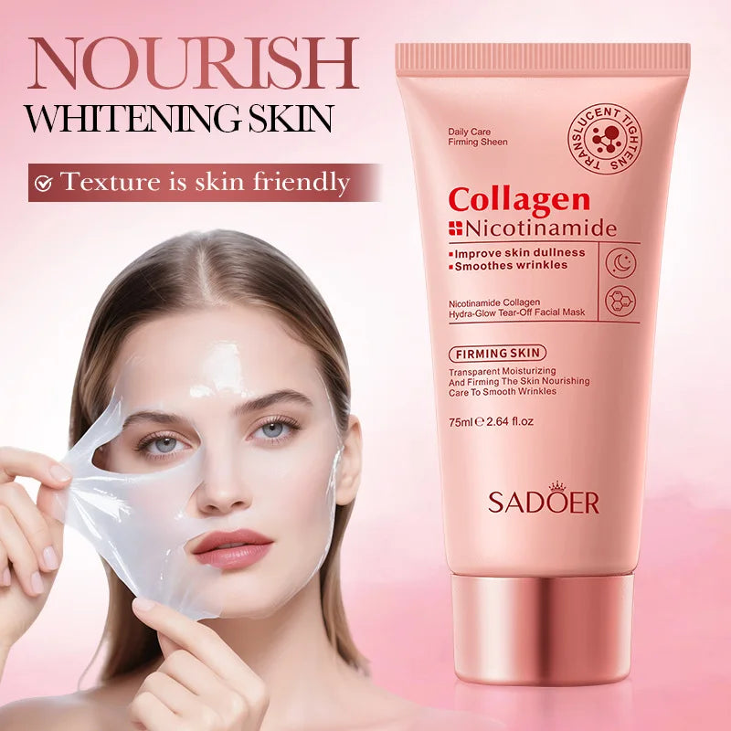 Niacinamide & Turmeric Peel-Off Face Mask – Brightening & Pore-Minimizing Treatment