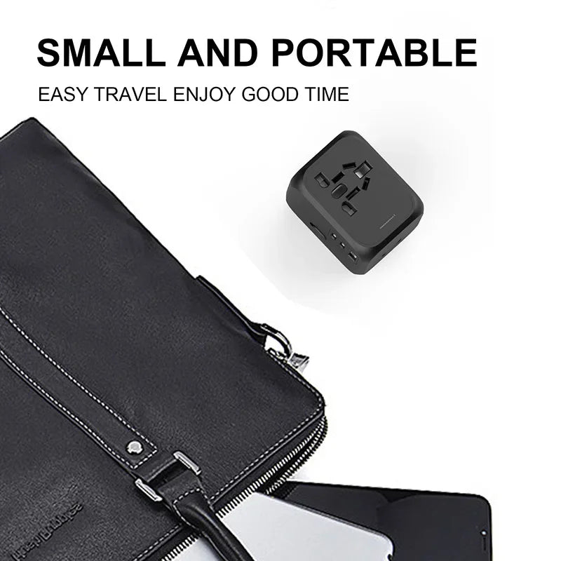 Universal Travel Adapter – All-in-One International Plug for US UK EU AU