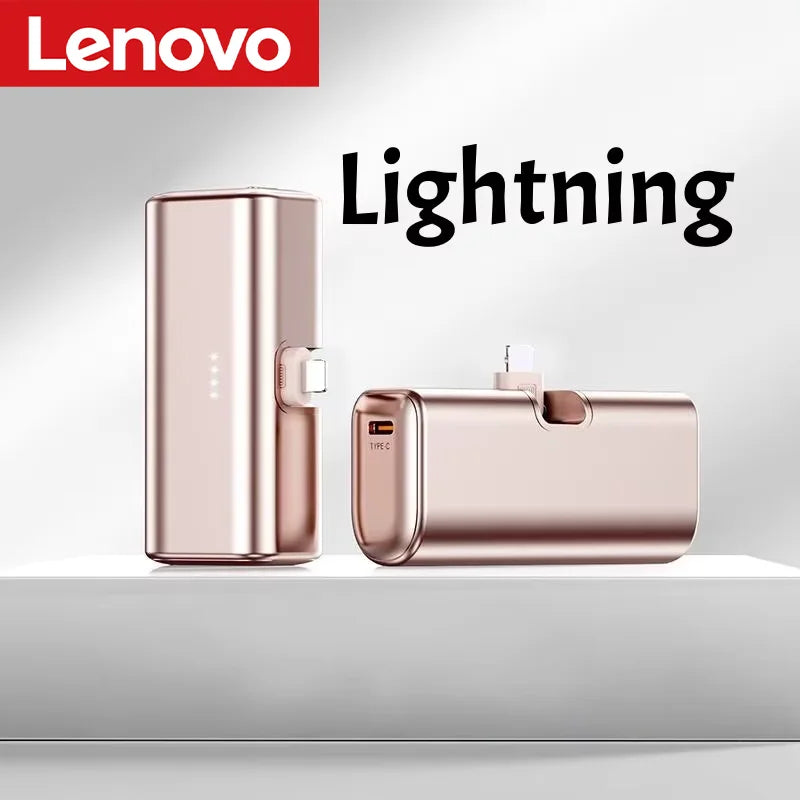 Lenovo 22.5W Fast Charging Mini Power Bank – USB-C 500000mAh