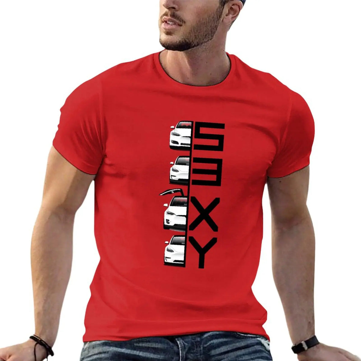 The S3XY Lineup T-Shirt man clothes boys whites man t shirt Short sleeve tee mens cotton t shirts