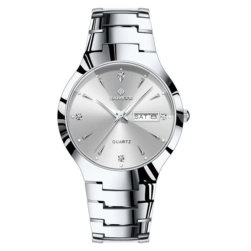 BANGWEI Women's Fashion Quartz Watch – Luminous Weekly Calendar