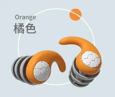 Silicone Noise Cancelling Earplugs – 3-Layer Waterproof Mute Plugs for Sleep & Swimming
