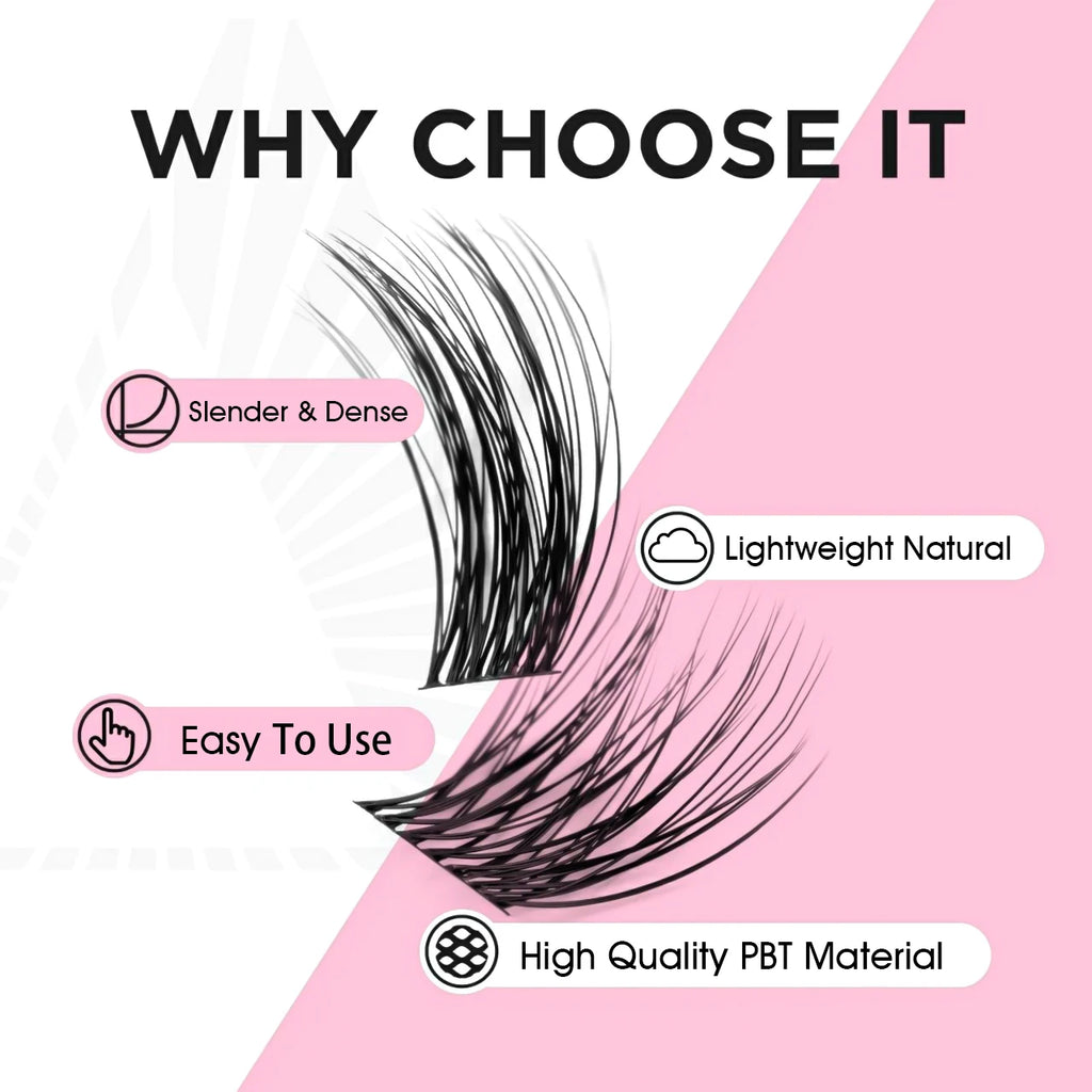 DIY Segmented Mink Lash Clusters