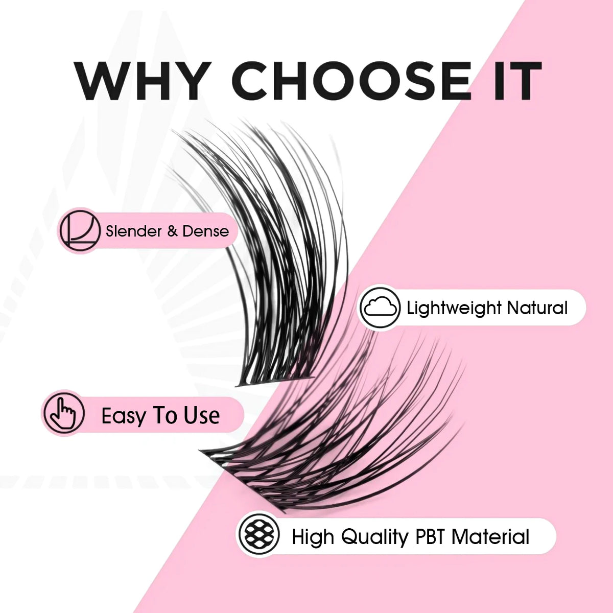 DIY Segmented Mink Lash Clusters