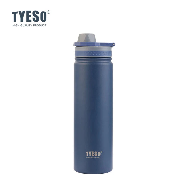 TYESO Insulated Thermos Bottle – Stainless Steel Vacuum Flask for Car, Sports & Travel