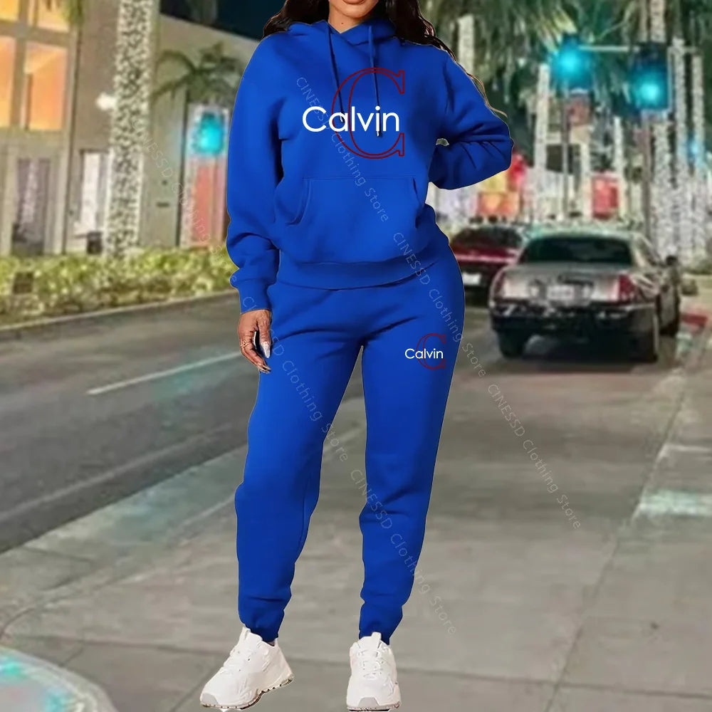 Women's Hoodie & Sweatpants Set – Loose Fit Loungewear Co-ord