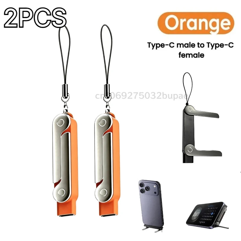 240W Fast Charging USB-C Cable – Folding Gaming-Friendly Rotatable Design