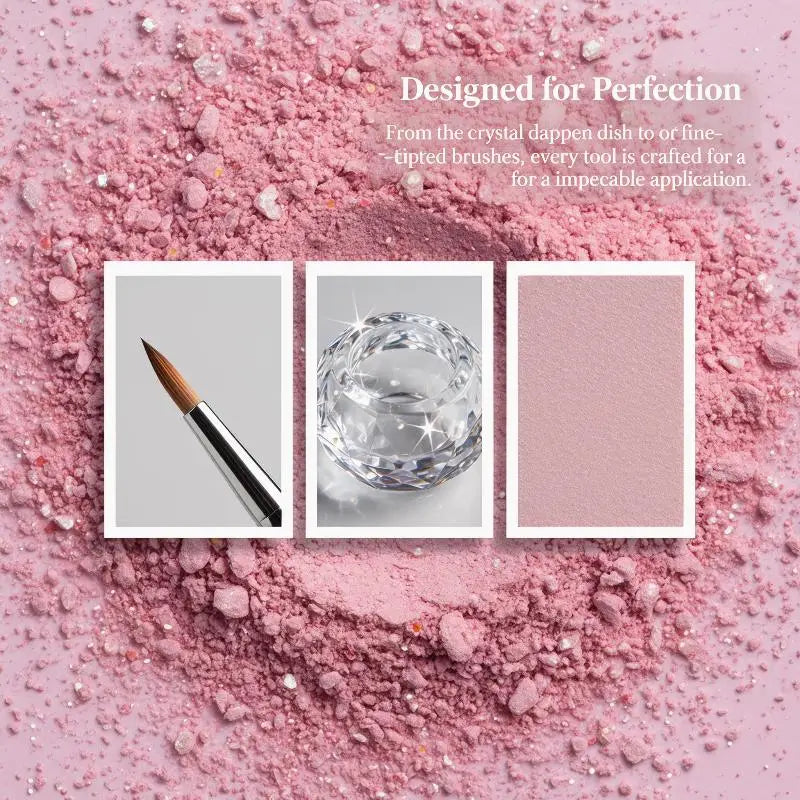 Acrylic Nail Starter Kit – Complete DIY Nail Extension Set for Beginners & Pros