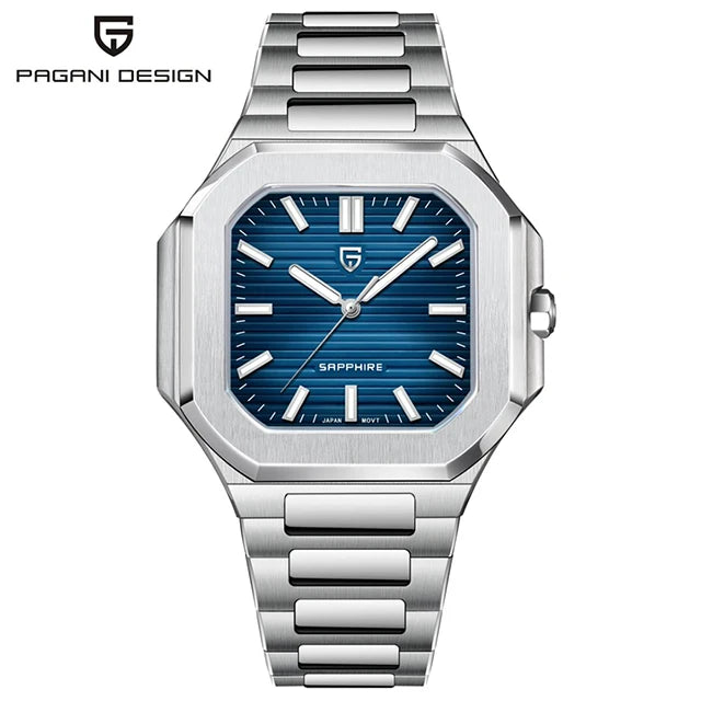PAGANI DESIGN Men's Sapphire Glass Quartz Watch