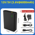 12V Portable Power Bank – 18650 Lithium Battery Pack, Small Size & Large Capacity
