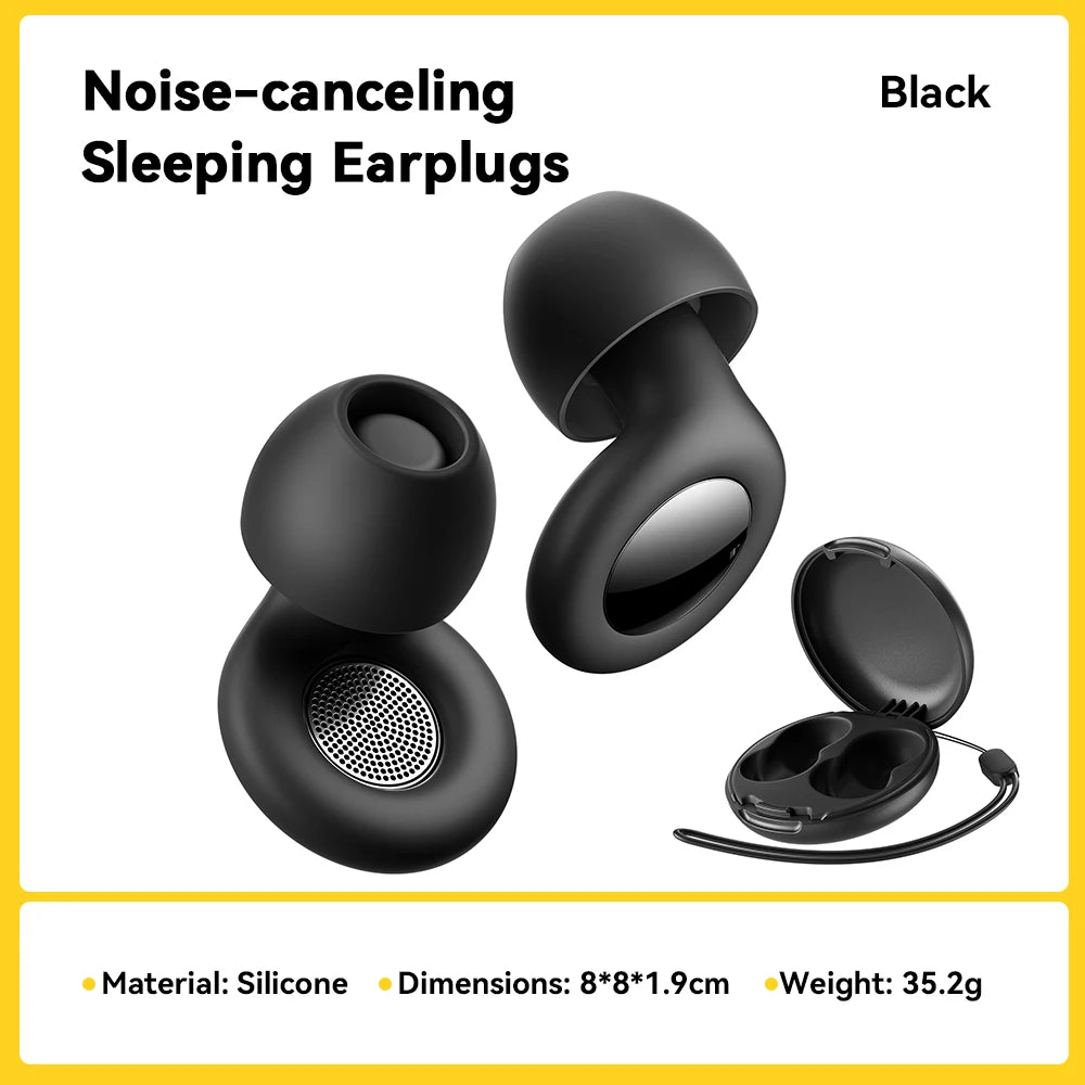 ESSAGER Noise Cancelling Silicone Earplugs – Sleep, Work, Study & Travel