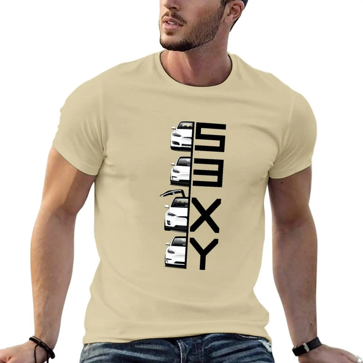 The S3XY Lineup T-Shirt man clothes boys whites man t shirt Short sleeve tee mens cotton t shirts