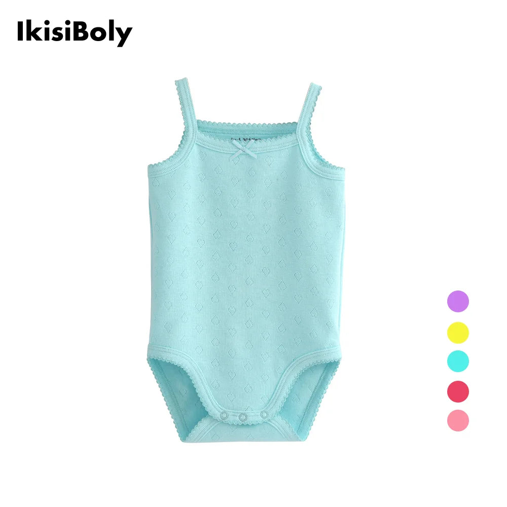 Baby Cotton Sleeveless Rompers - Stylish & Comfortable Organic Cotton Outfits for Your Little One