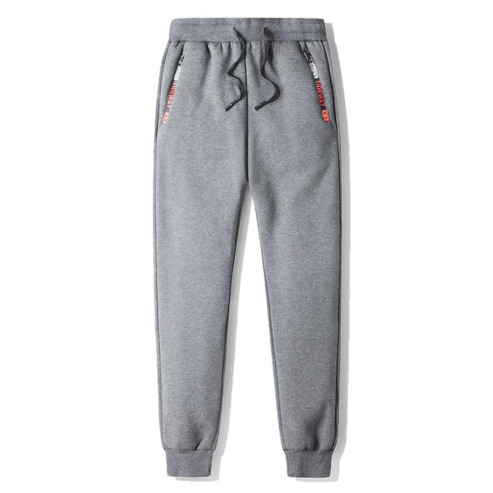 Men's Fur Lined Winter Joggers – Thick Fleece Sweatpants (Up to 8XL)