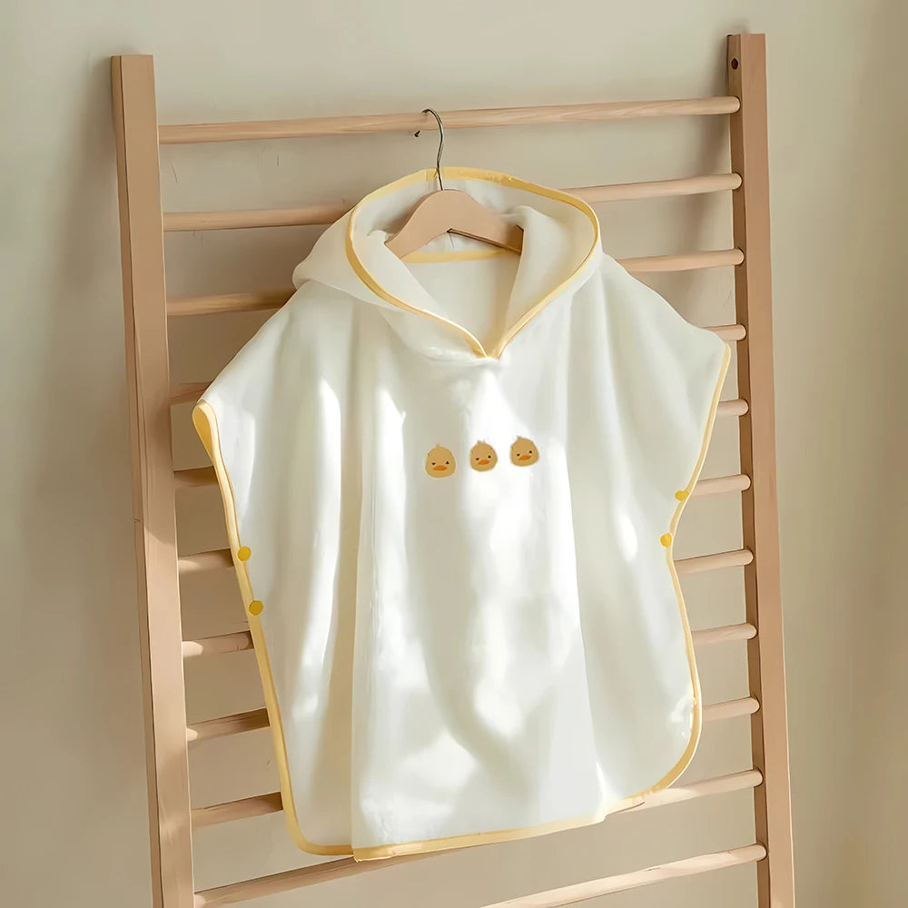 Hooded Baby Bath Towel: Soft Coral Velvet Animal Wrap for Cozy Comfort - Pretty & Polished