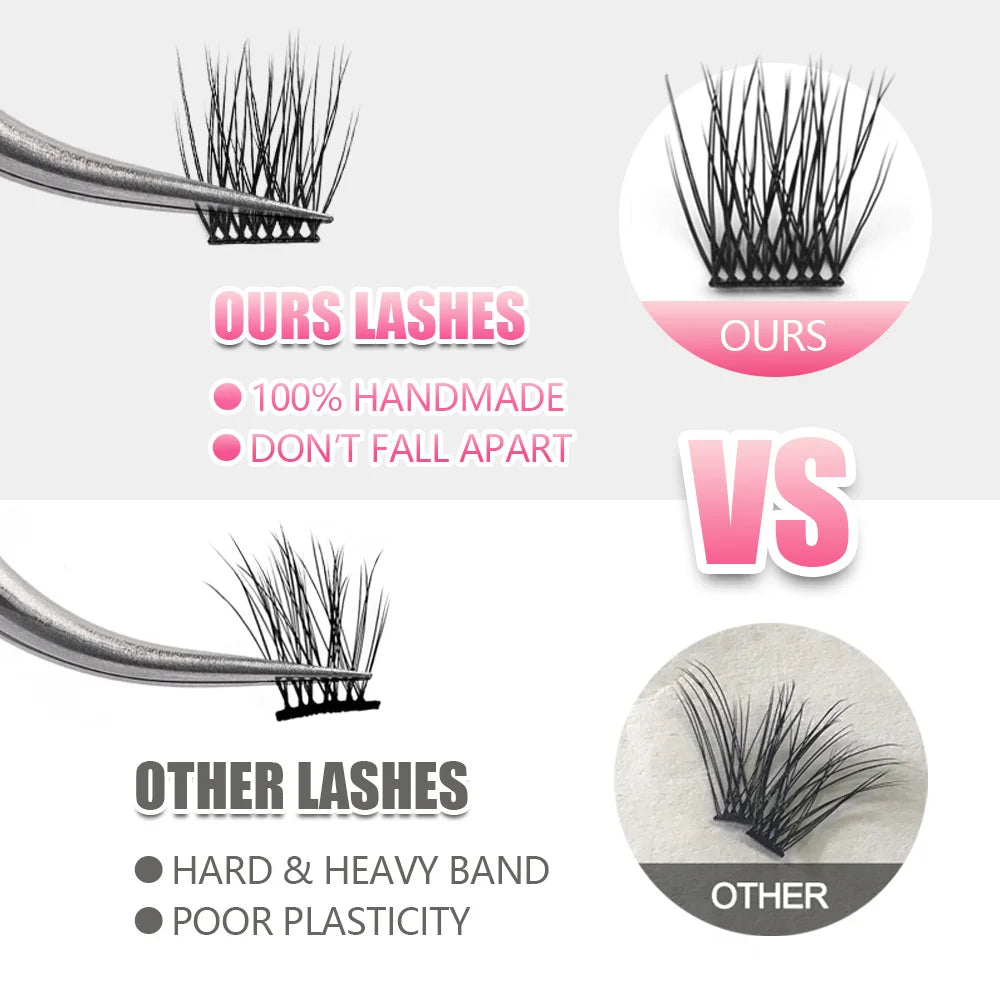 DIY Segmented Mink Lash Clusters