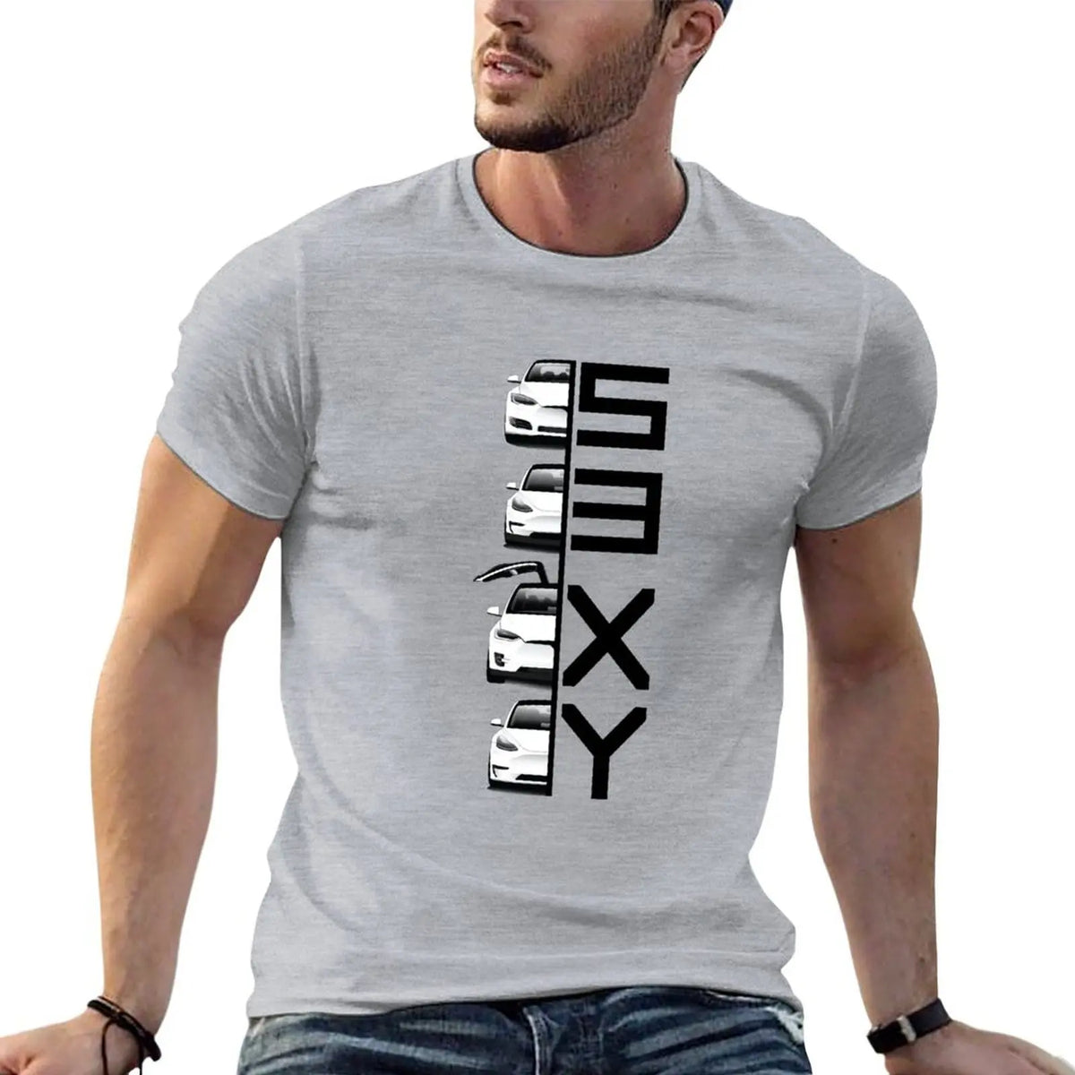 The S3XY Lineup T-Shirt man clothes boys whites man t shirt Short sleeve tee mens cotton t shirts