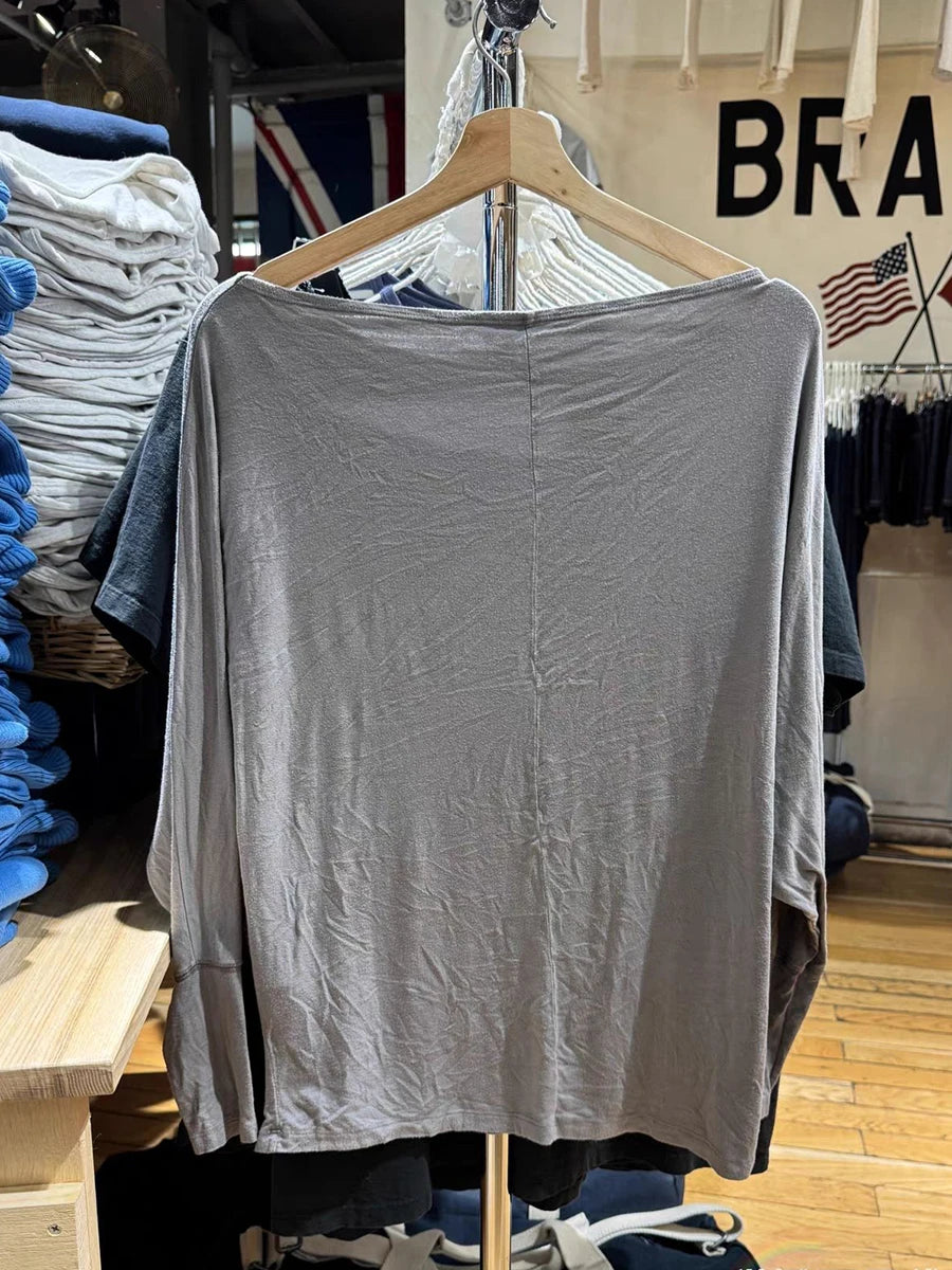 Women's Batwing Sleeve Slash Neck Tee