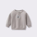 Cute Baby Sweatshirt for Autumn: Cozy Cotton Pullover Hoodie for Newborns