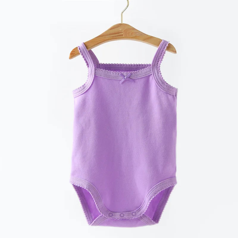 Baby Cotton Sleeveless Rompers - Stylish & Comfortable Organic Cotton Outfits for Your Little One