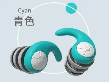 Silicone Noise Cancelling Earplugs – 3-Layer Waterproof Mute Plugs for Sleep & Swimming
