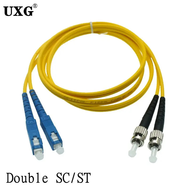 Single Mode Fiber Optic Patch Cable – SC LC ST FC UPC Dual Connector 40M–50M