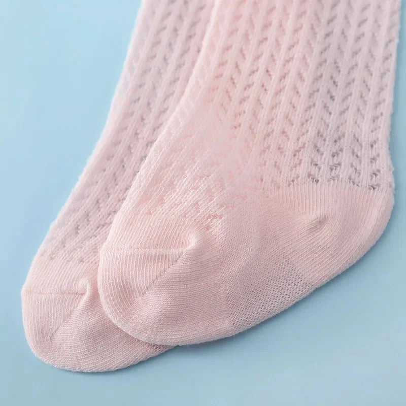 Charming Baby Girl Lace Knee Socks - Comfort and Style for Every Summer Adventure