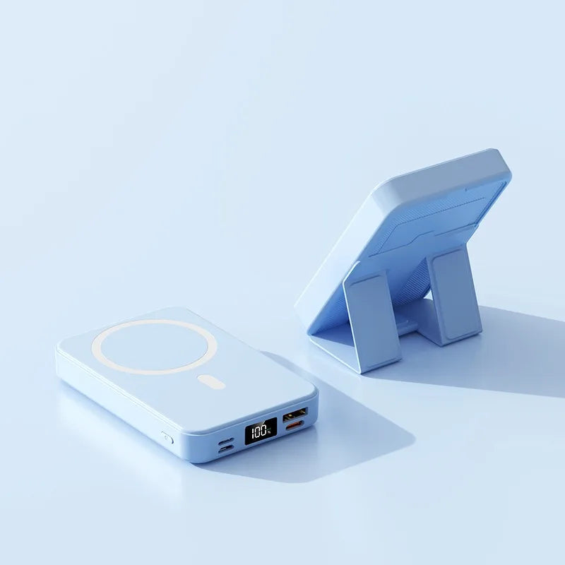 MagSafe Wireless Power Bank with Phone Holder – For iPhone & AirPods Pro