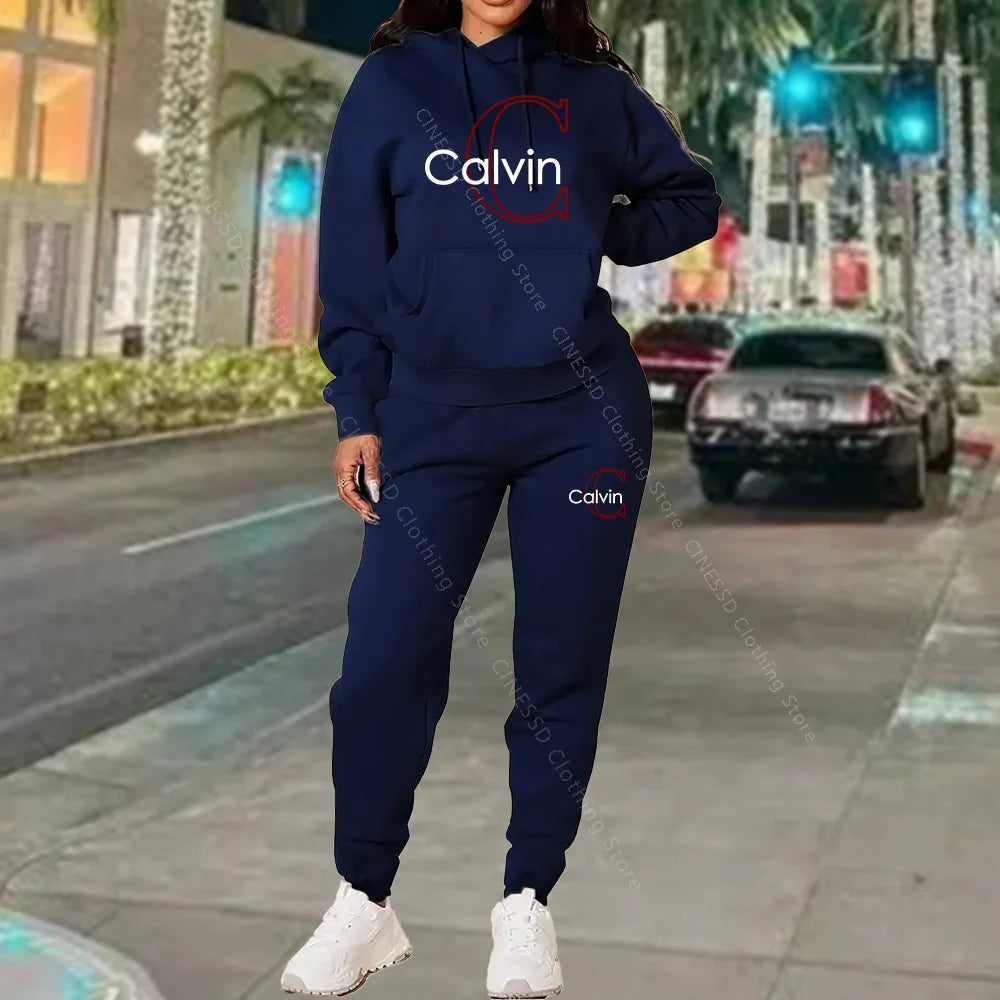 Women's Hoodie & Sweatpants Set – Loose Fit Loungewear Co-ord