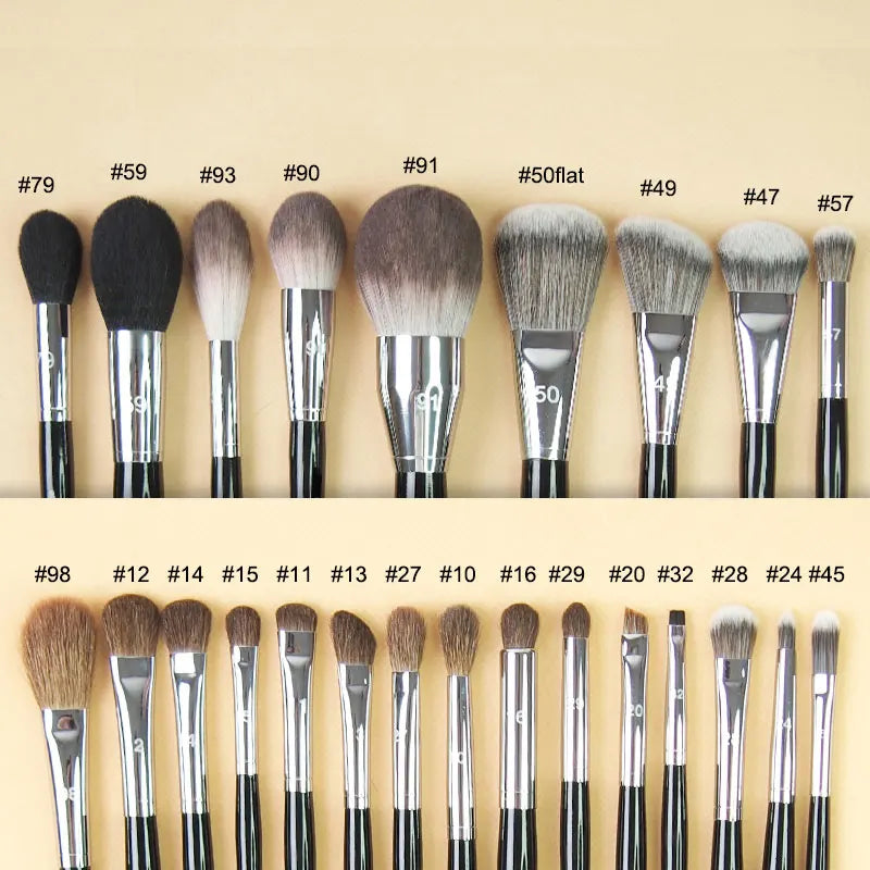 Foundation Brush Set – Flat, Blending & Kabuki Brushes for Flawless Coverage