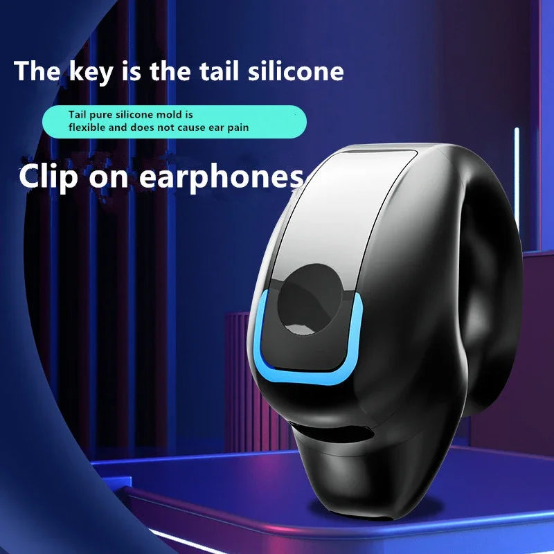 Wireless Bone Conduction Bluetooth Headset – Open-Ear Sport Headphones with Mic