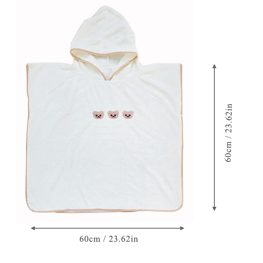 Hooded Baby Bath Towel: Soft Coral Velvet Animal Wrap for Cozy Comfort - Pretty & Polished
