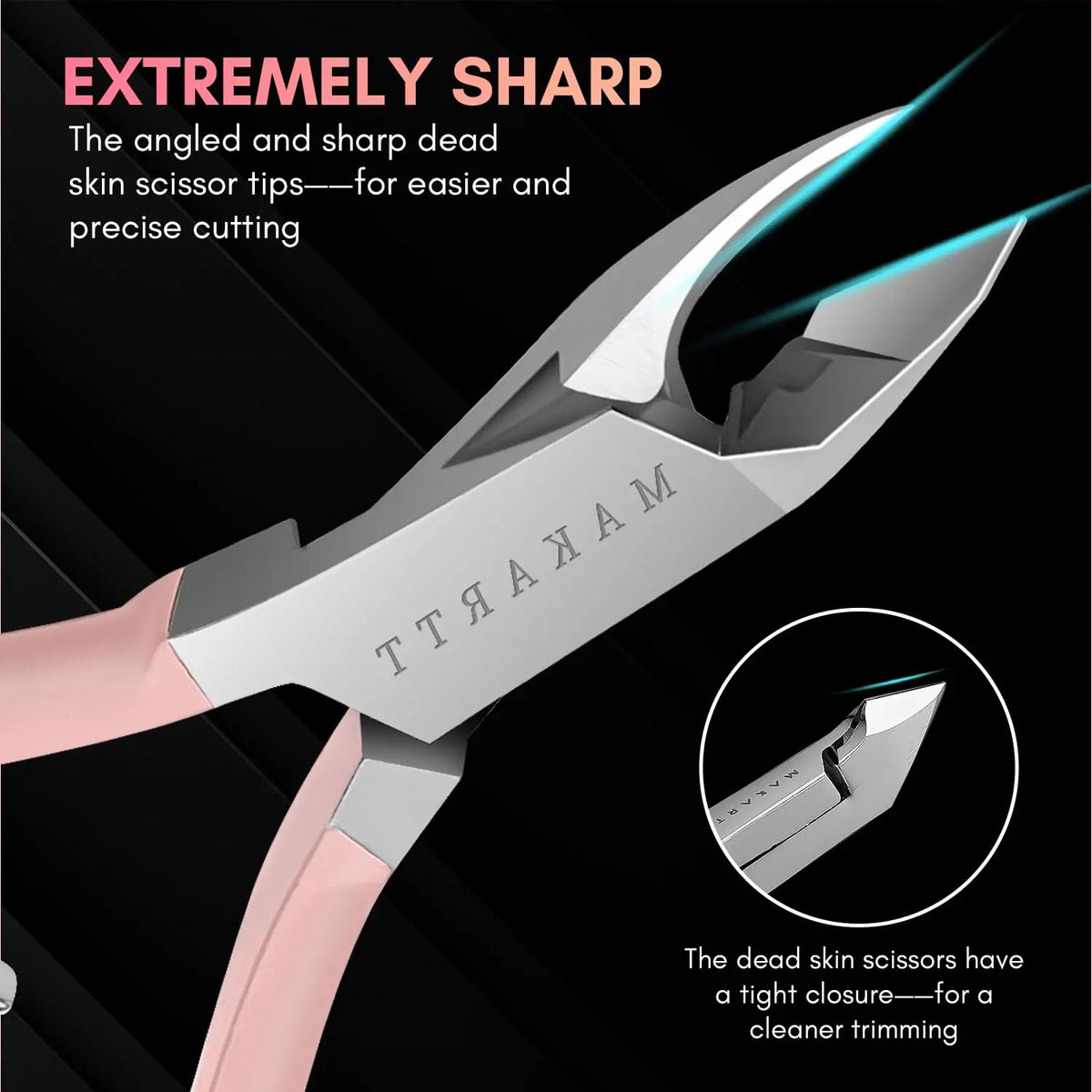 Cuticle Trimmer & Pusher Set – Professional Nail Care Tools for Neat, Healthy Nails