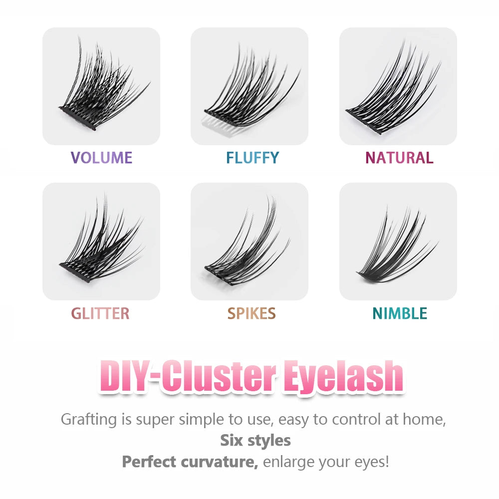 DIY Segmented Mink Lash Clusters