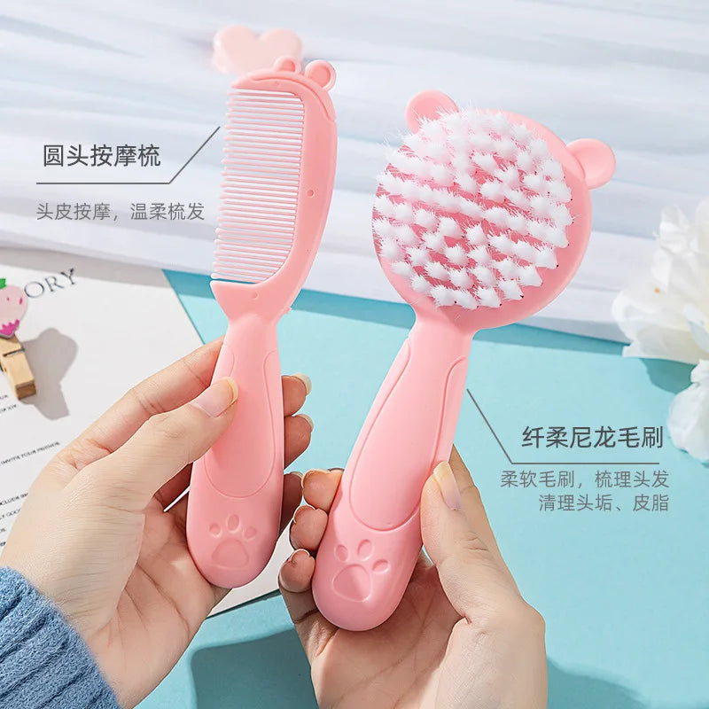 Gentle Baby Hair Removal Brush – The Ultimate Shampoo Brush for Newborns and Infants Aged 0-3 Years - Pretty & Polished