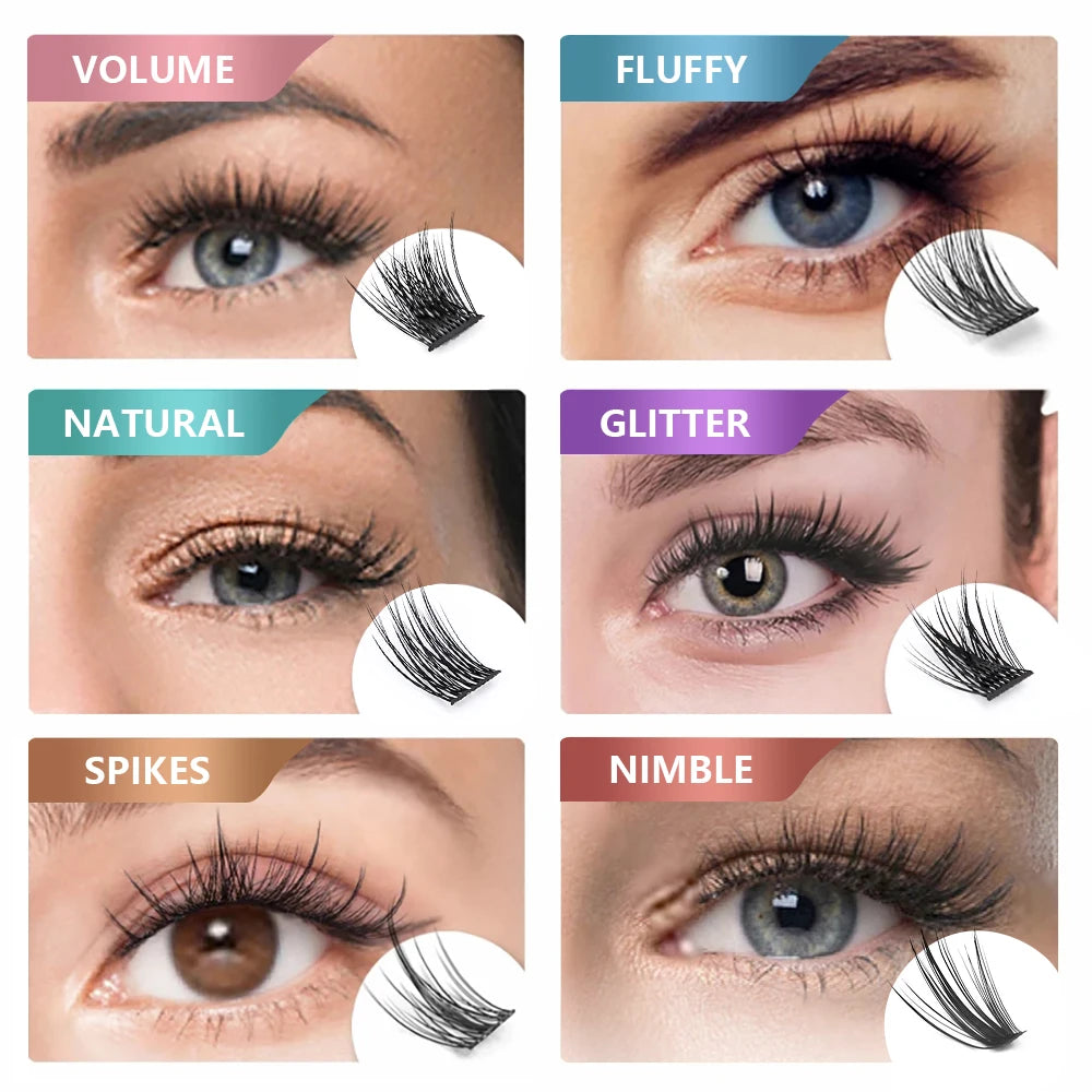 DIY Segmented Mink Lash Clusters