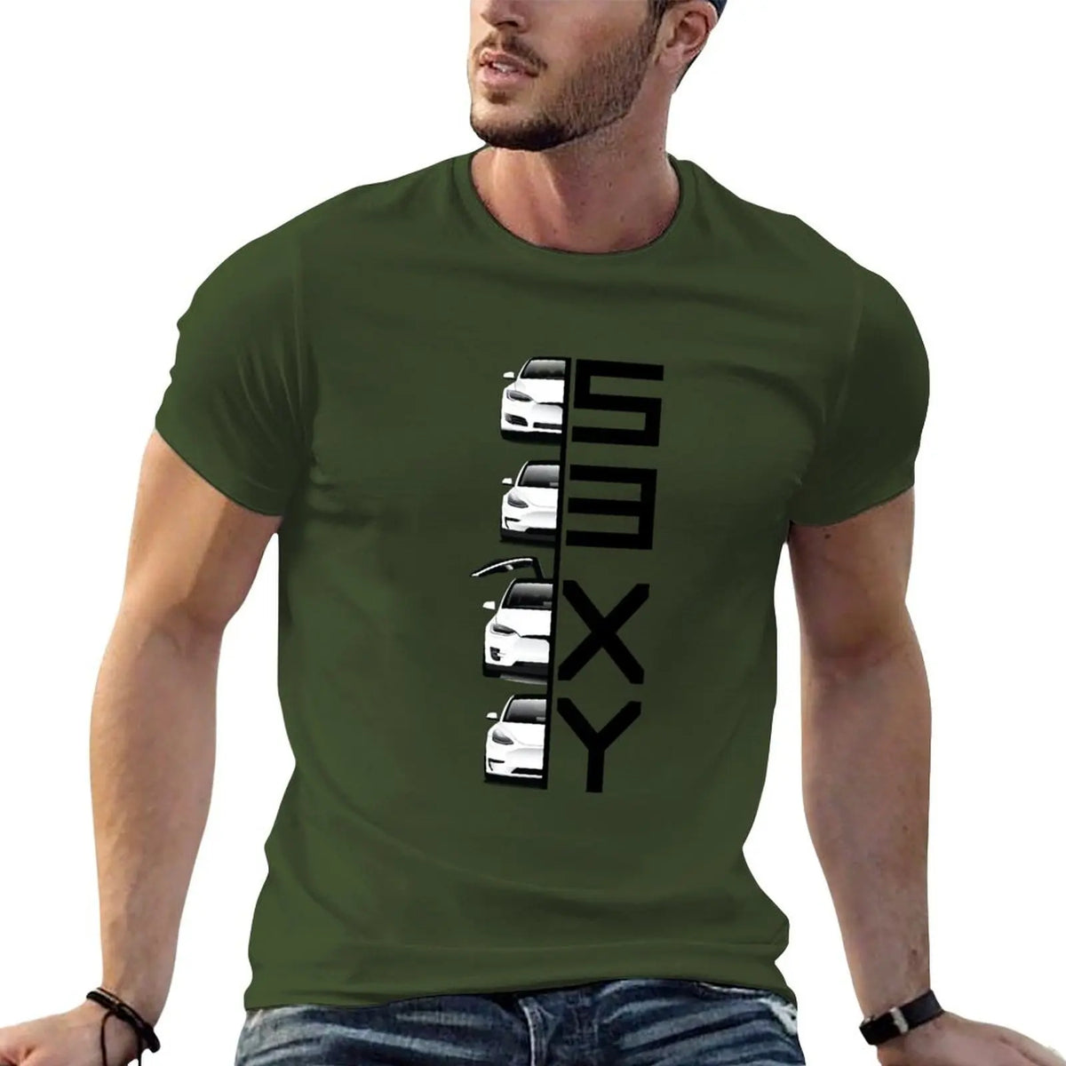 The S3XY Lineup T-Shirt man clothes boys whites man t shirt Short sleeve tee mens cotton t shirts